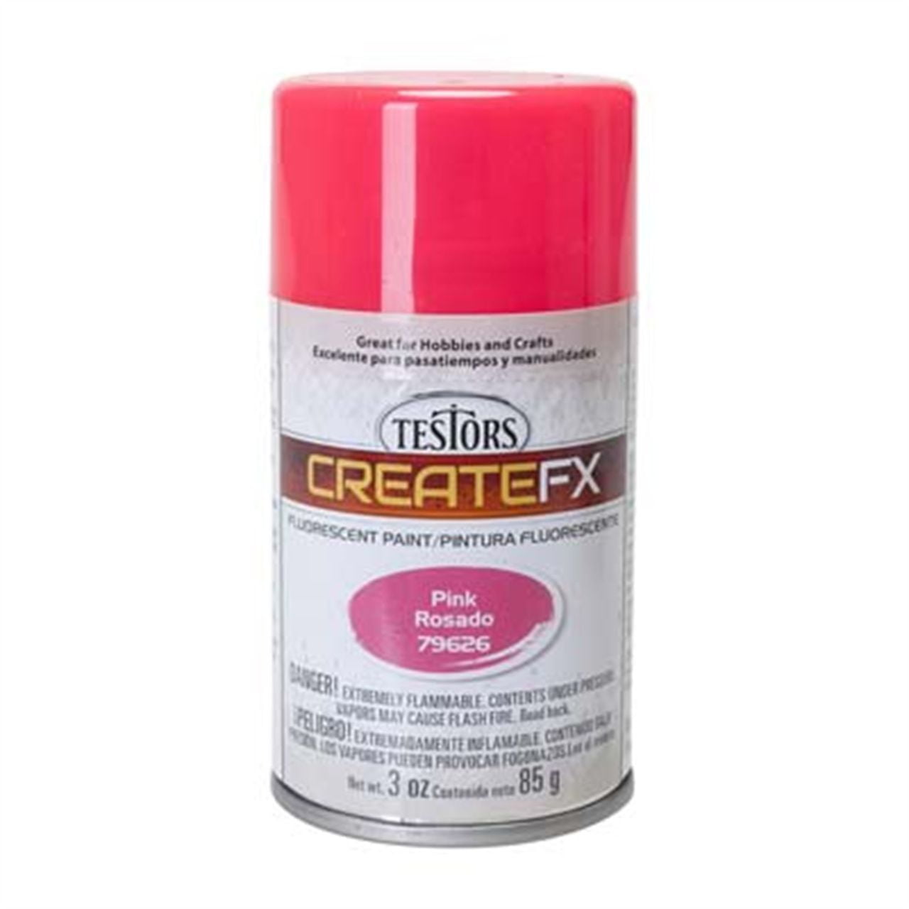 Testor Corp. FX Fluorescent Pink Spray 3oz TES79626 Plastics Paint