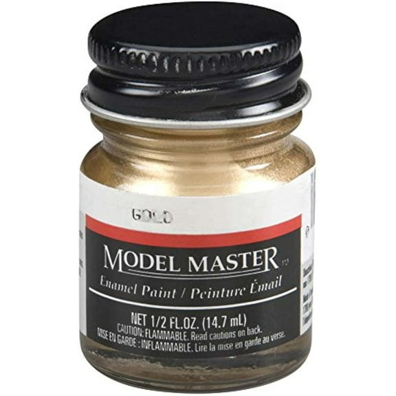 Testor Corp. Gold 1/2 oz Enamel Paint Bottle