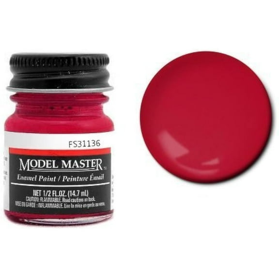 Testor Corp. Insignia Red Enamel Paint .5 oz bottle FS 31136