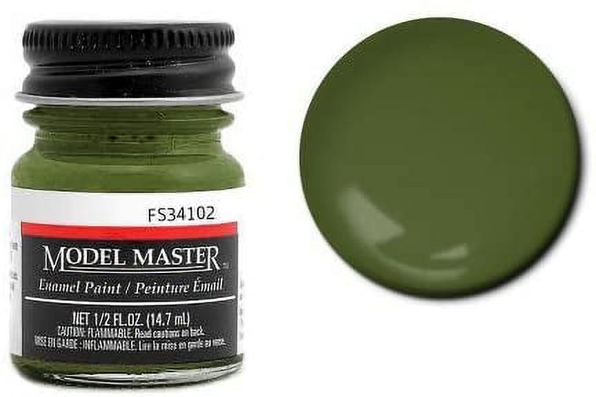 Testor Corp. Medium Green Enamel Paint .5 oz bottle FS 34102