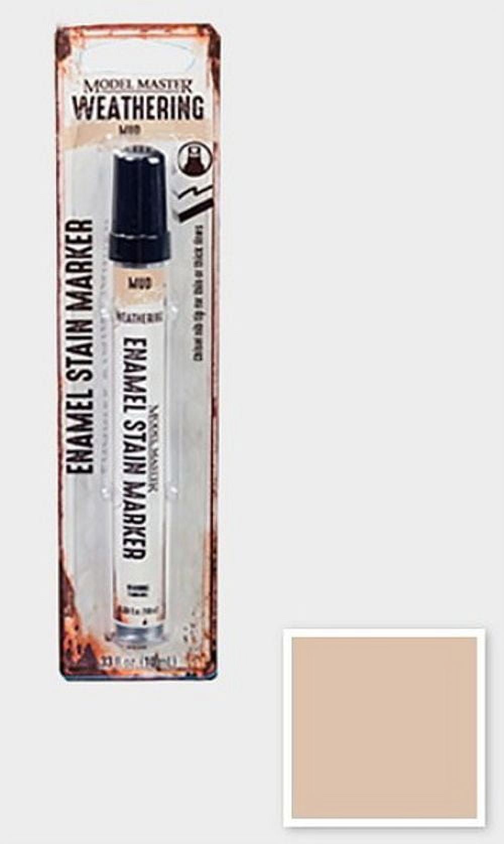 Testor Corp. Model Master .33oz Enamel Stain Markers Mud TES342894