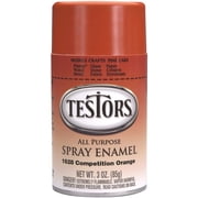 Testor Corp. Spray 3oz Competition Orange TES1628T Plastics Paint Enamels