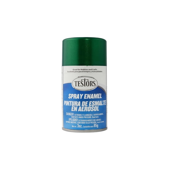 Testor Corp. Spray 3oz Jade Green Metal Flake TES1630T Plastics Paint Enamels