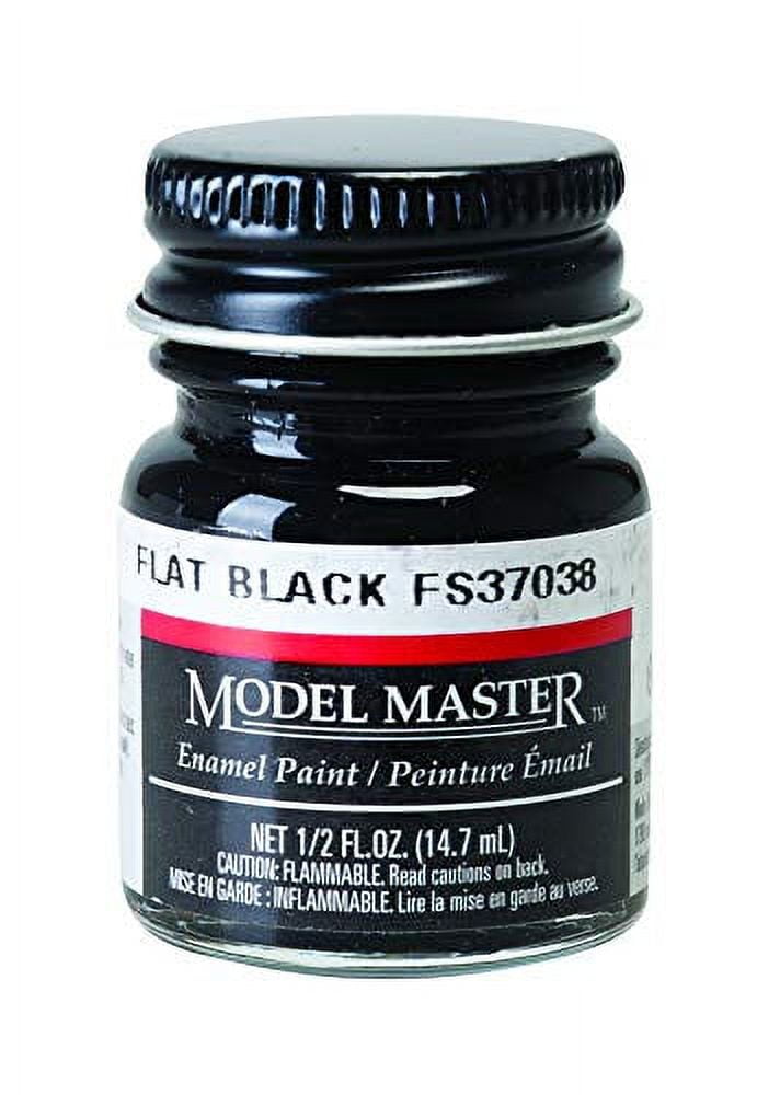 Testor Corp. Flat Black (FS37038) 1/2 oz Enamel Paint Bottle