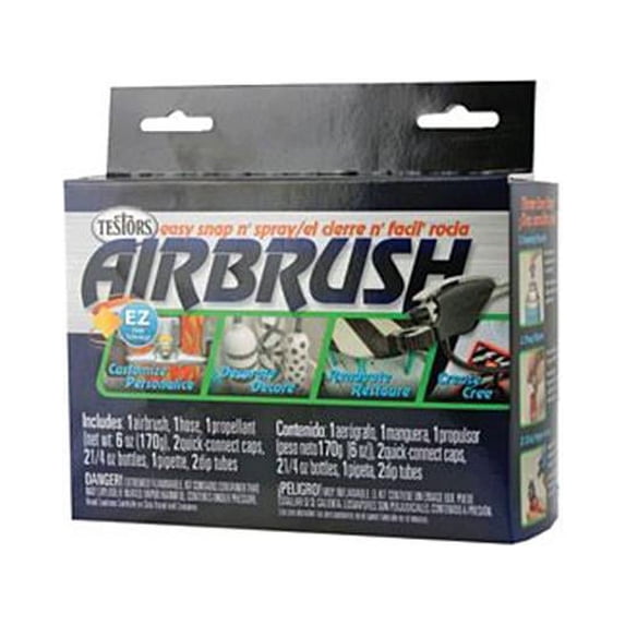 Testor TES4038 Snap & Spray Airbrush Set
