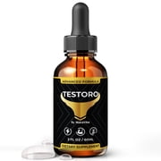 Testoro   Health Support with Natural Ingredients to Support Steady Energy, Stamina & Drive | Daily Formula in Easy-to-Take Drops, 30 Day Supply 30 Servings