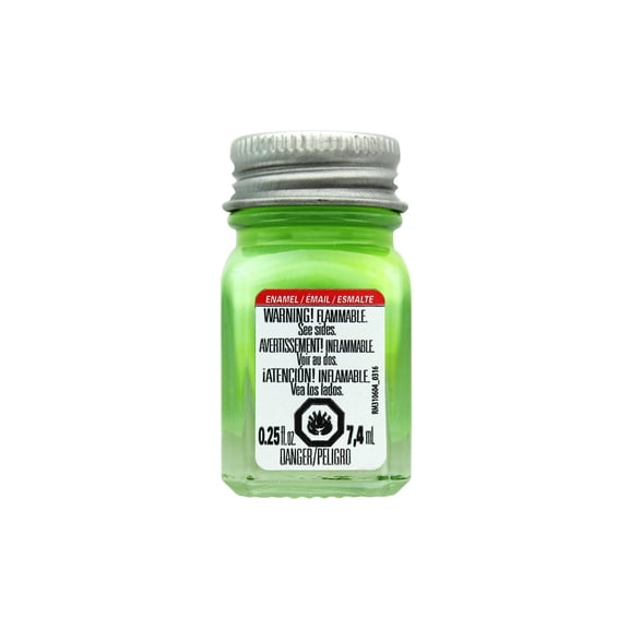 Testors 11TT-1125 0.25 oz Enamel Paint, Sublime Green Gloss - Pack of 6