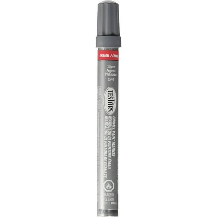 Testors 2546C 1/3 oz Silver Metallic Enamel Paint Pen Marker
