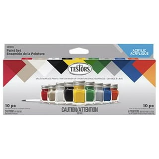 0.25 oz. 6-Color Ultra Bright Fluorescent Enamel Paint Set (6-Pack)