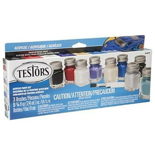 Testors Acrylic Paint Set - Primary - 6 Colors