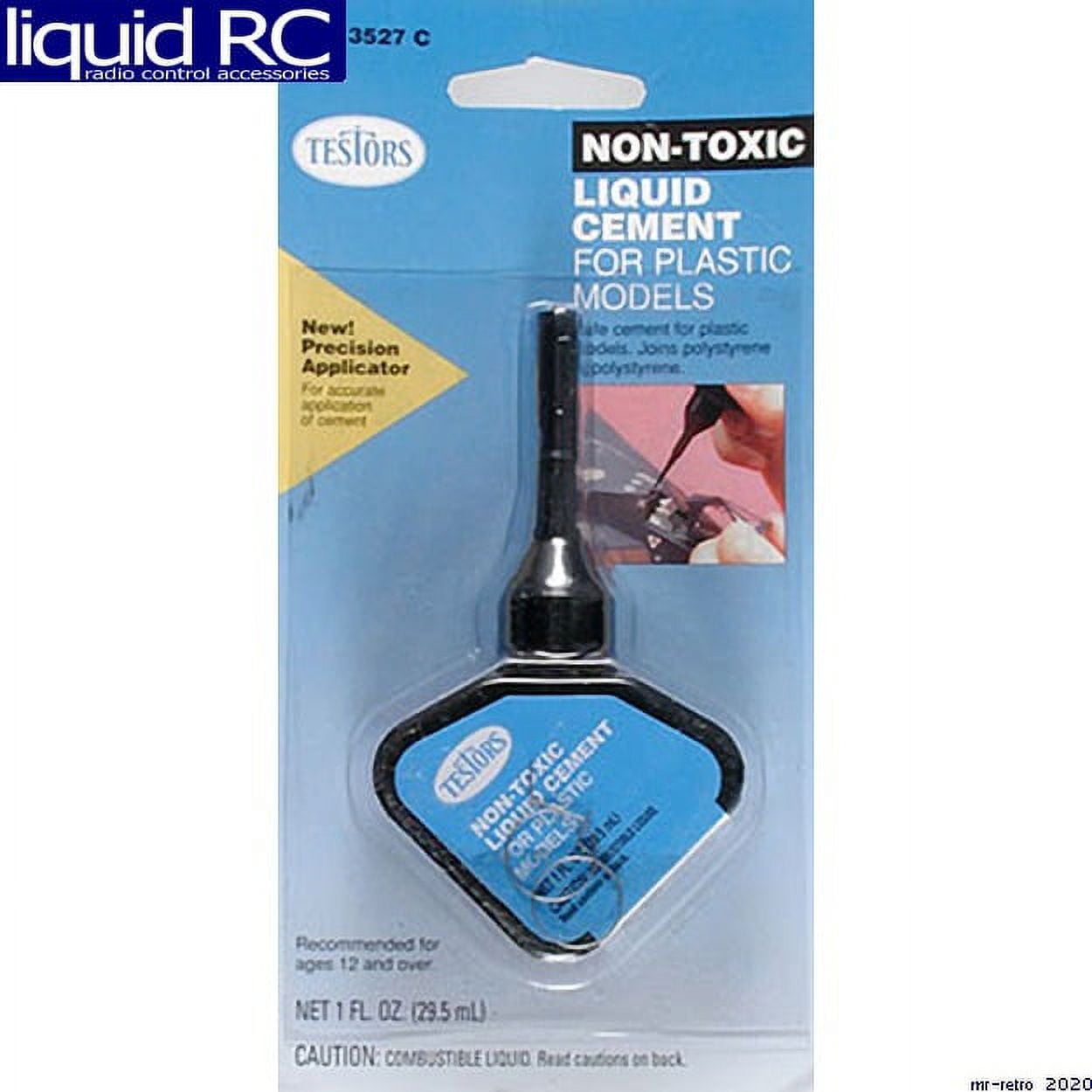 Testor Corp. NonToxic Cement w/Applicator 1oz TES3527C Misc. Adhesives