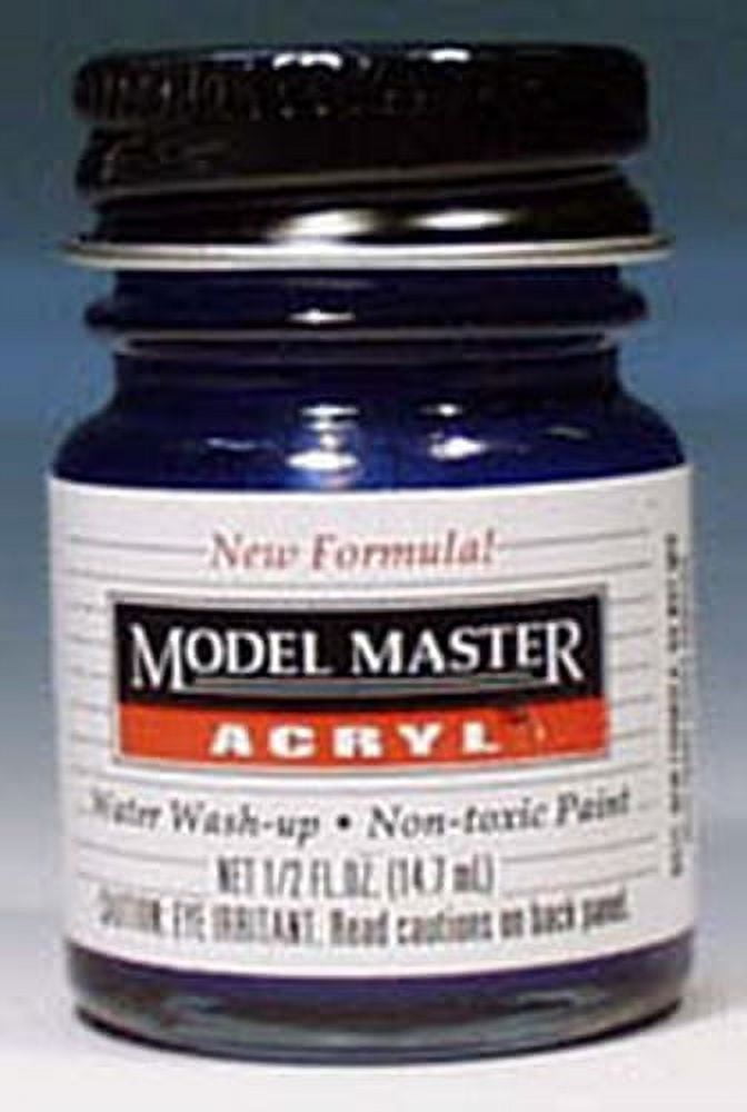 Testors 4662 Arctic Blue Metallic Gloss Acrylic Paint 1/2 oz. Bottle