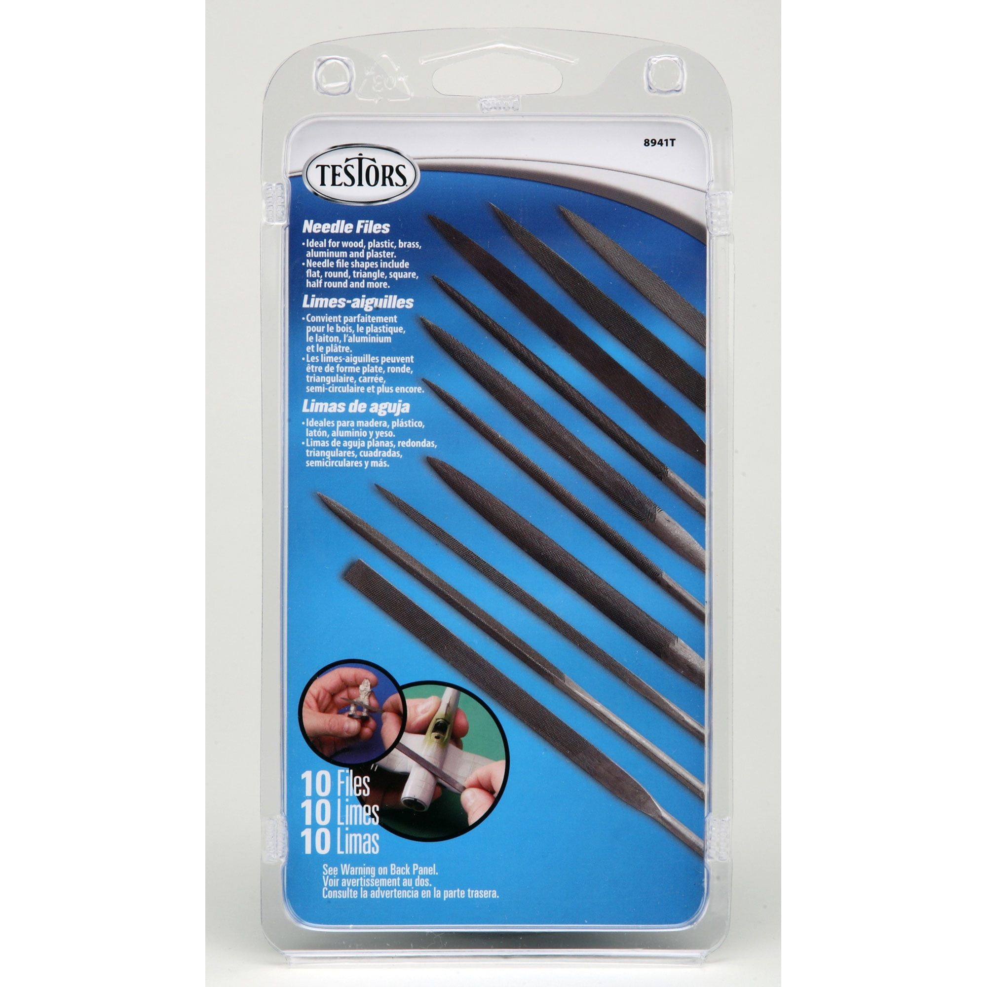 Testors Modelling Tools Testor Corp. Needle Files 10 ct Tool TES8941T Hand Tools Misc - Walmart.com