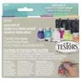 Testors Acrylic Enamel Paint Set with Brushes Assorted Colors