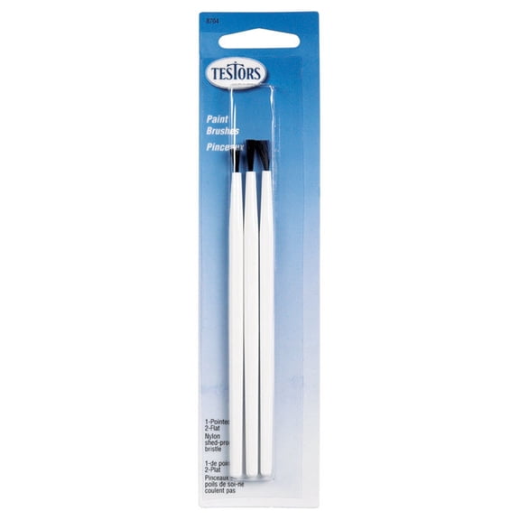 stors Assorted Shapes Nylon Artist Paint Brush Set