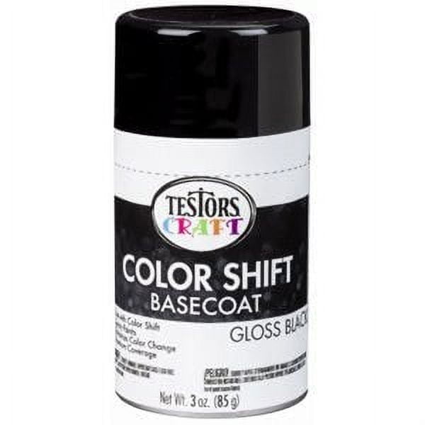 Testors Color Shift Craft Paint, Black Base Coat, 3oz. 3 Pack