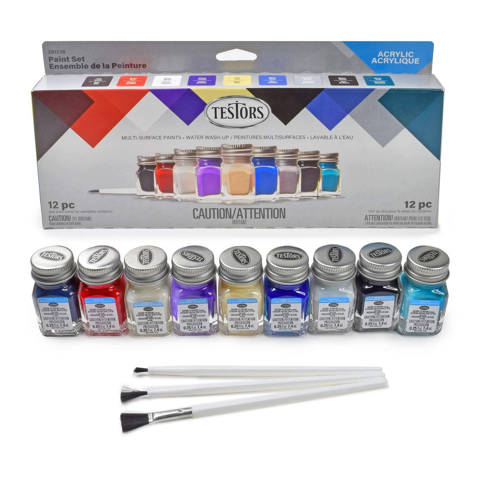Testors Craft Acrylic Paint Set 9/Pkg-Auto Truck
