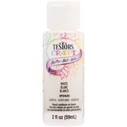 Testors  Craft White Acrylic Matte Paint 2 fl. oz. Bottle