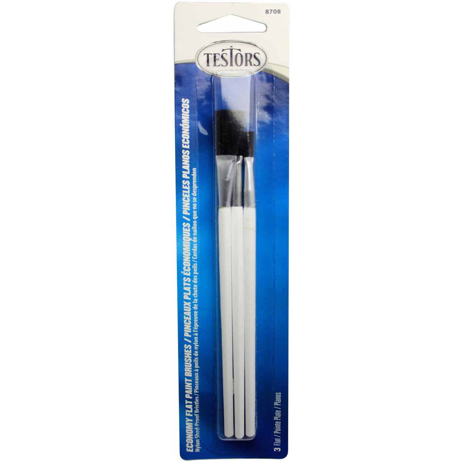 Testors Economy Flat Paint Brushes
