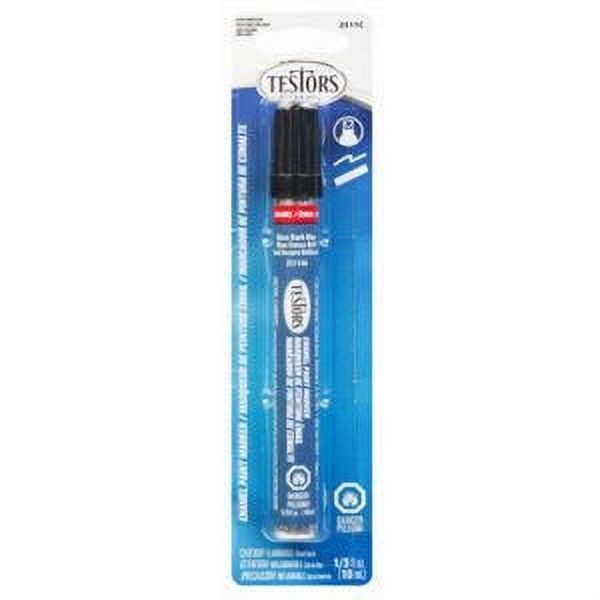 Testors Enamel Craft Paint Marker, Dark Blue Gloss, 1/3oz. 1 Pack