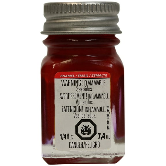 Testors Enamel Paint, .25 oz., Dark Red