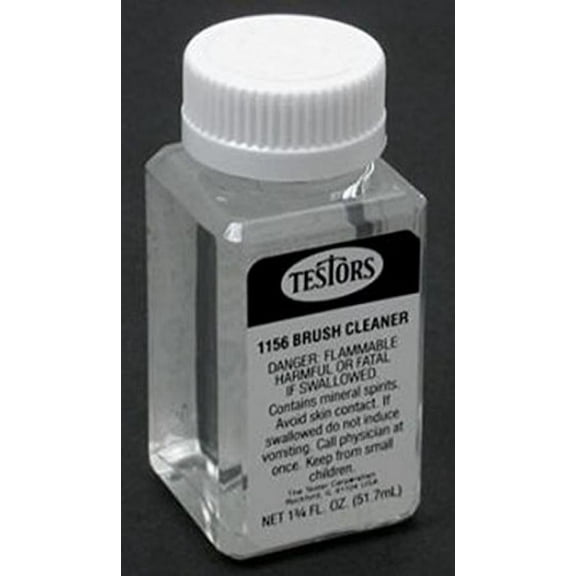 Testors Enamel Plastic Model Paint Thinner & Brush Cleaner, 1.75 oz.