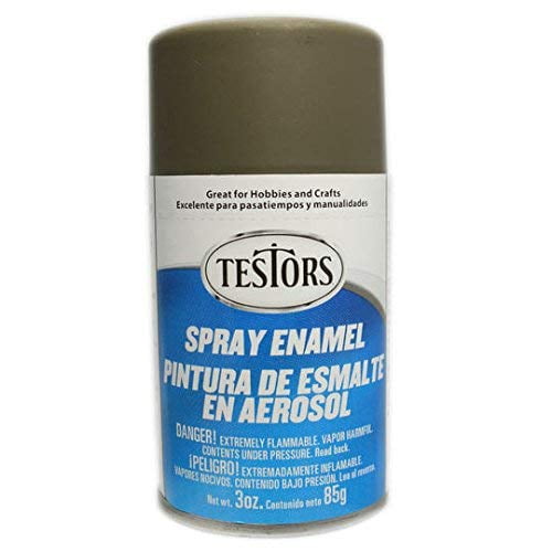 Testors All Purpose Spray Enamel 3ozFlat Olive Drab