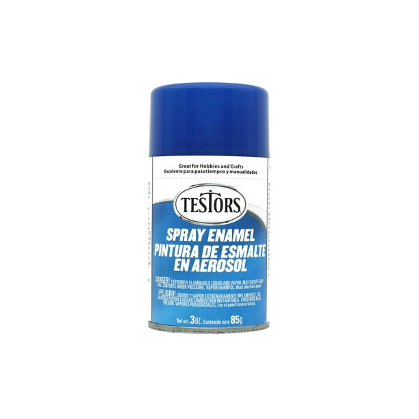 Testors Enamel Spray Paint Gloss Dark Blue 3oz