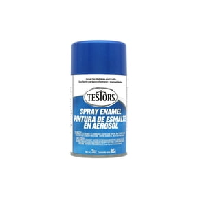 Testors Enamel Spray Paint Metallic Arctic Blue 3oz