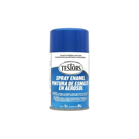 Testors Enamel Spray Paint Metallic Arctic Blue 3oz