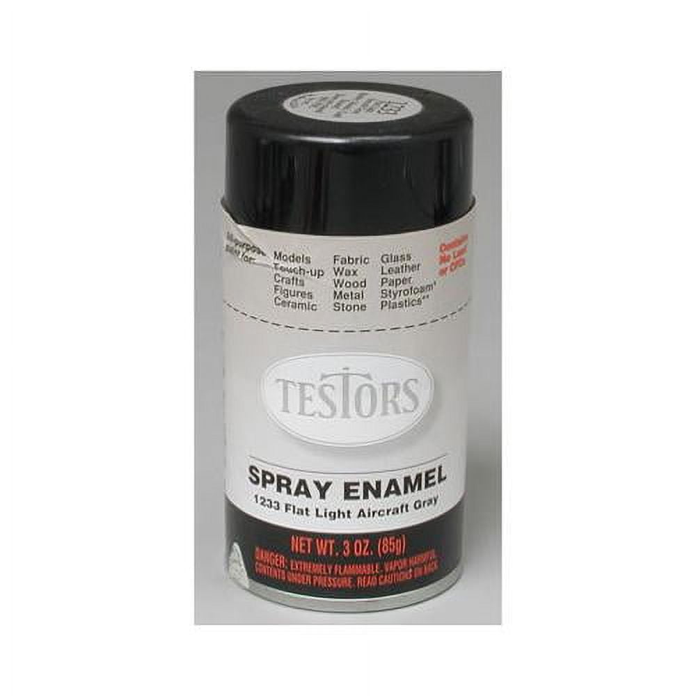 Testors Flat Light Aircraft Gray Spray Paint 3 oz