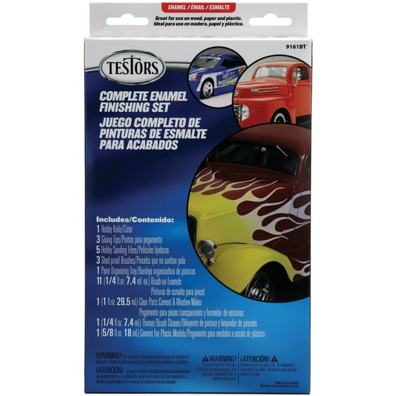 Testors Gloss Enamel Finishing Set-