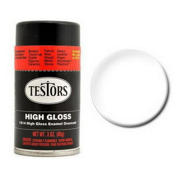 Testors High Gloss Clear Coat 3 oz Spray Paint