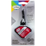 Testors Liquid Cement for Plastics Hardware Adhesive 1 fl. oz. for Polystyrene, ABS