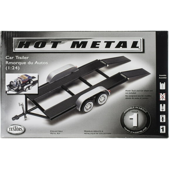 Testors Model Kit-Car Trailer - Metal