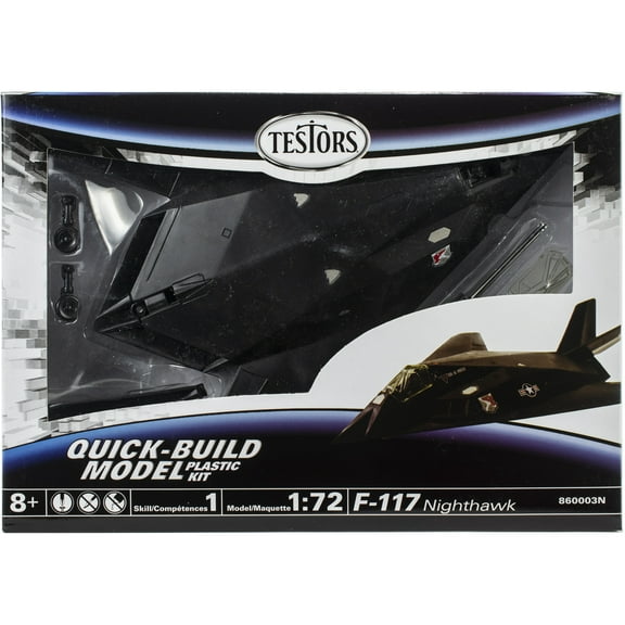 Testors Model Kit-F-117 Nighthawk - Painted