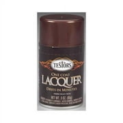 Testors One Coat Lacquer Paint, 3 oz. Spray Can, Root Beer
