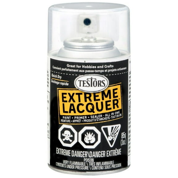 Testors One Coat Lacquer Wet Look Clear 3 oz Spray Paint