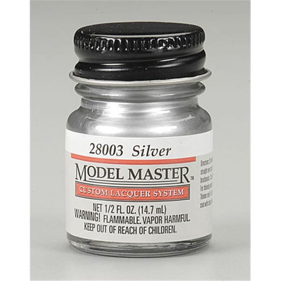 Testors Paints TES28003 Lacquer Silver