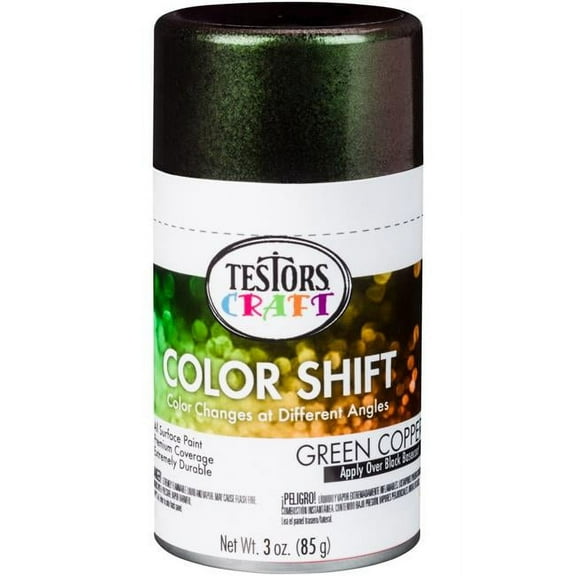 Testors TCS-30572 Color Shift Paint - Green Copper - 3 oz