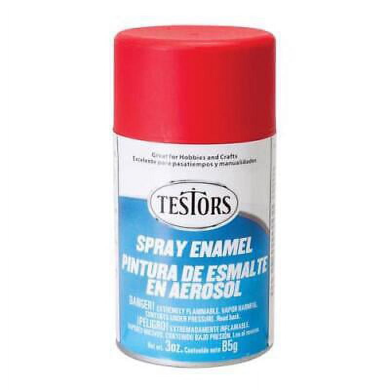 Testors Testor'S 1250t 3 Oz Red Flat Spray Enamel (Pack of 3)