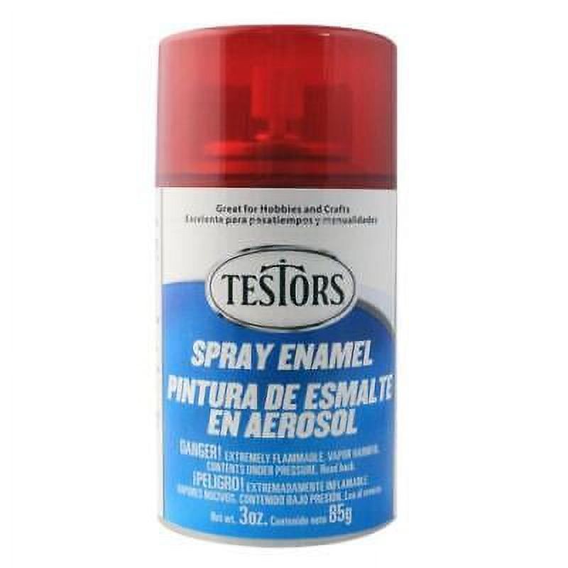 Testors Testor'S 1605t 3 Oz Custom Red Transparent Spray Enamel (Pack