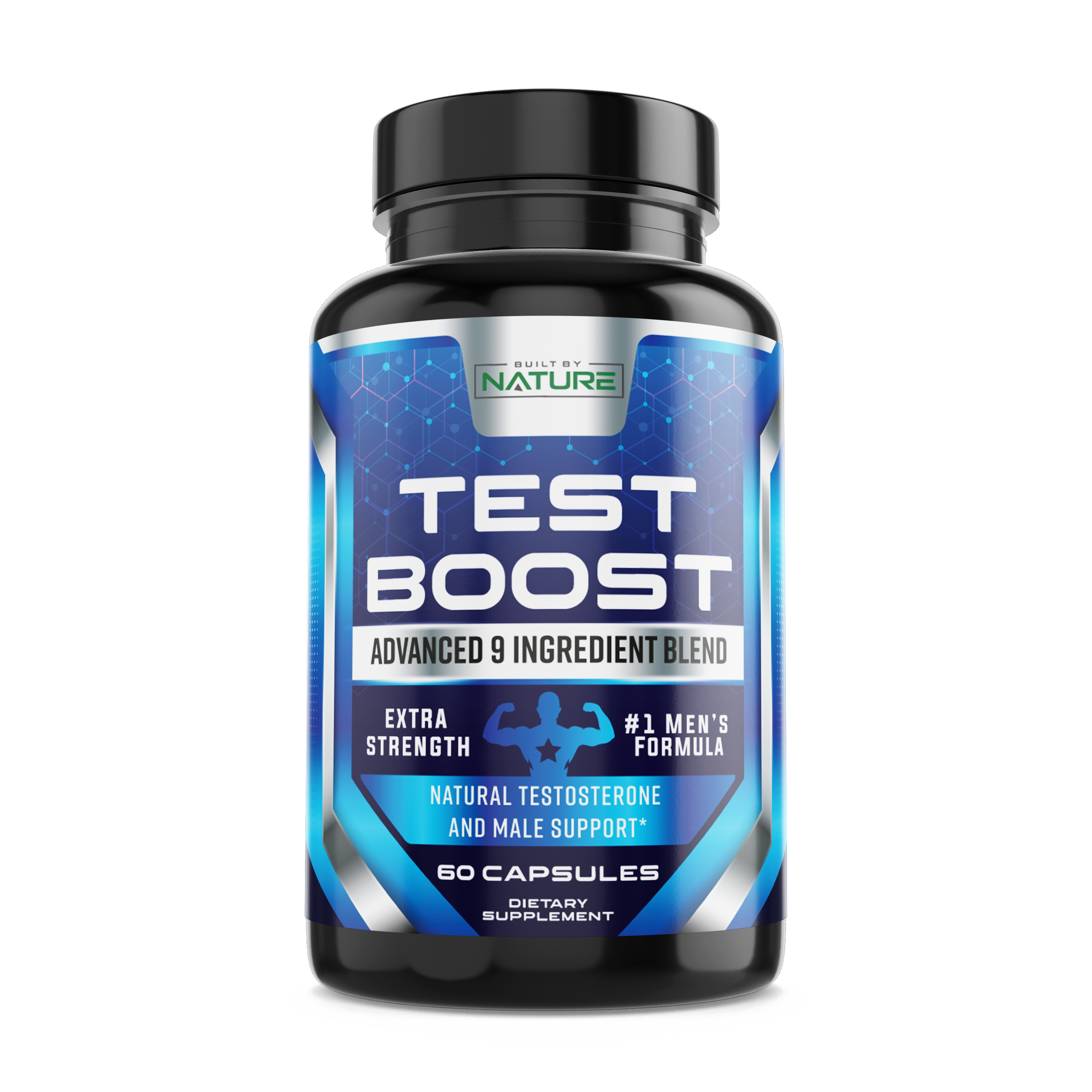 Testosterone Booster for Men, Advanced 9 Ingredient Mens Supplement