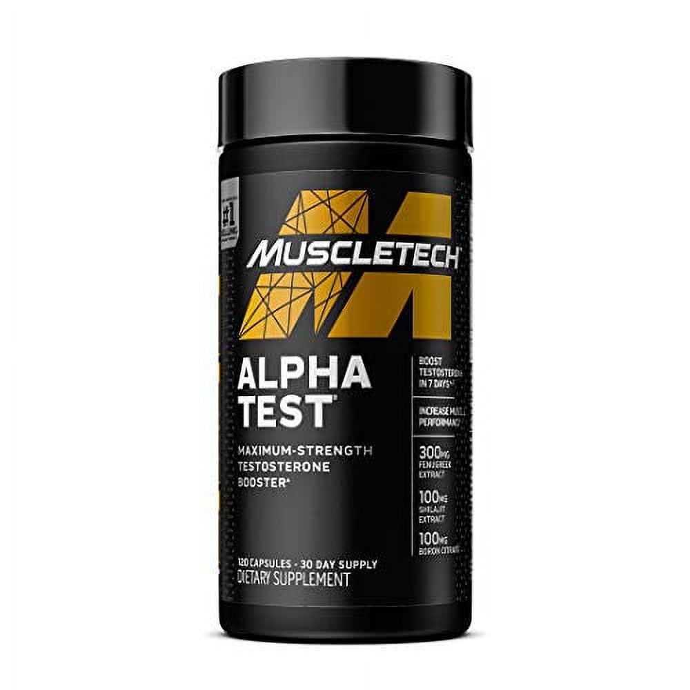 Testosterone Booster for Men MuscleTech AlphaTest Tribulus