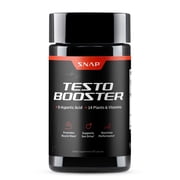 Snap Supplements Testo Energy Mens Vitality Support, 90 Capsules, Adult Dietary Supplement, Easy-to-Use Capsule Format, For energy, stamina and strength support, Daily mens vitality support