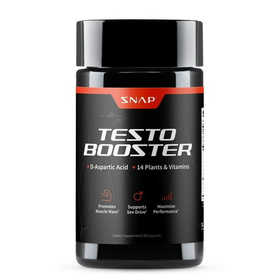 Snap Supplements Testo Energy, Stamina & Strength - 90 Capsules