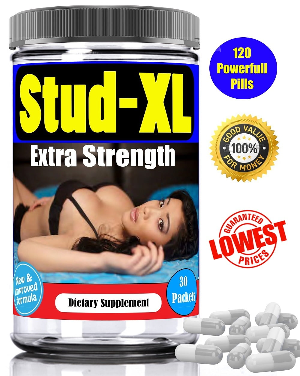 Testosterone Booster Vitamin Supplement Energy Muscle Growth