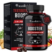 Testosterone Booster for Men, Advanced Formula, Supports Energy, Stamina & Vitality, 120 Softgels