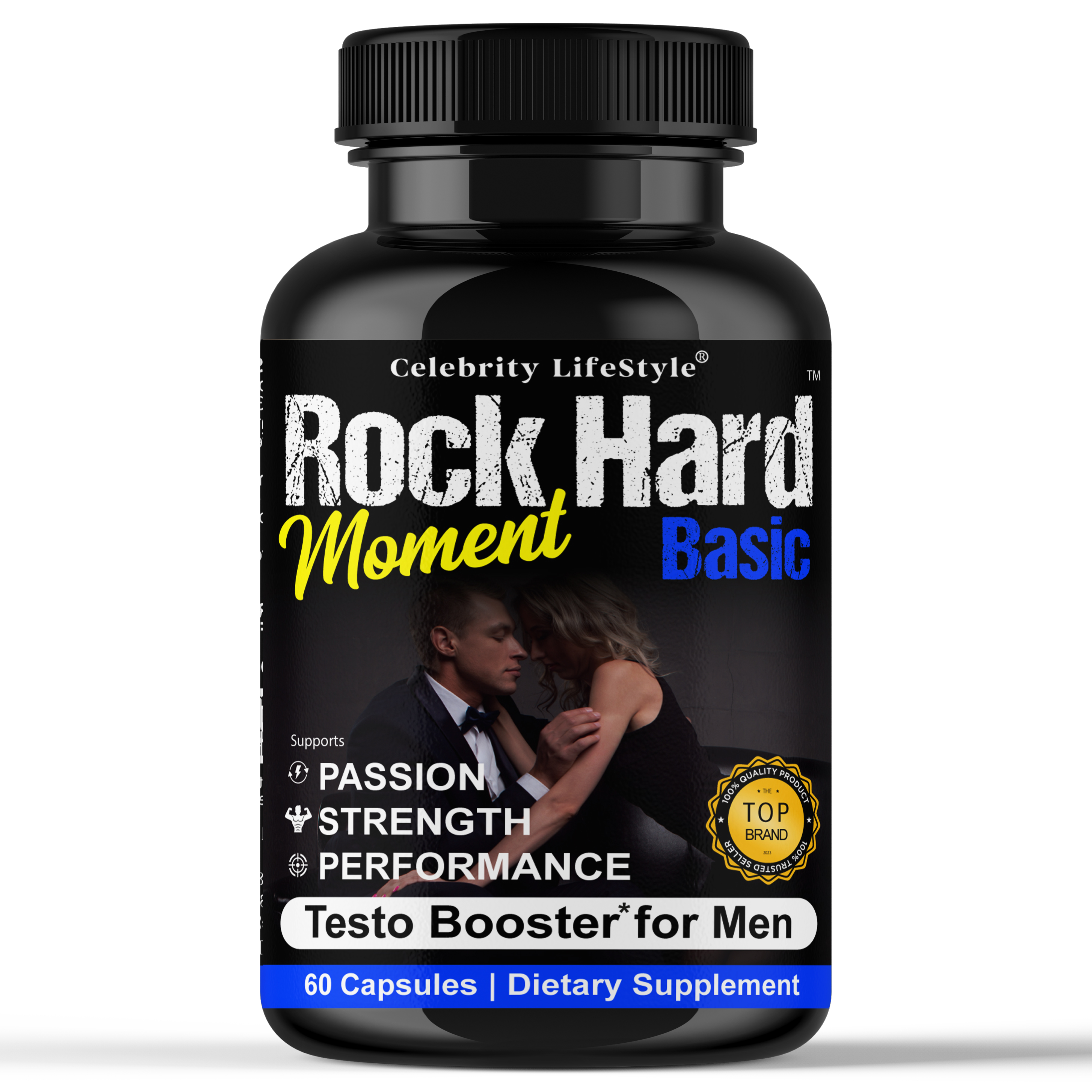 Testosterone Booster for Men, Enhancing Vitamin Supplement, Test Booster, Support Desire, Energy
