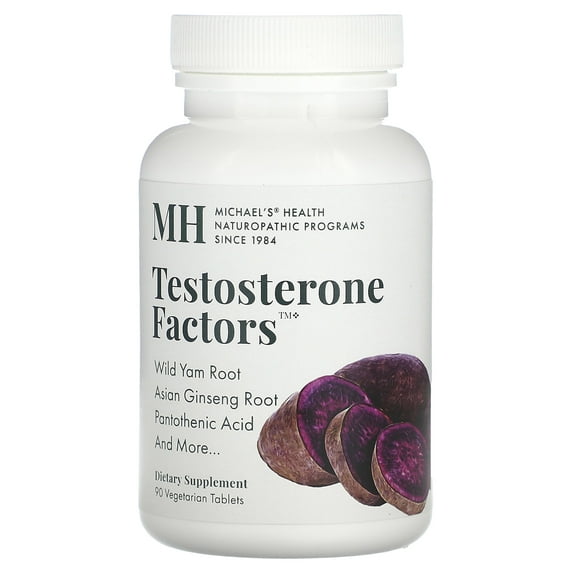 Testosterone Factors, 90 Vegetarian Tablets, Michael's Naturopathic